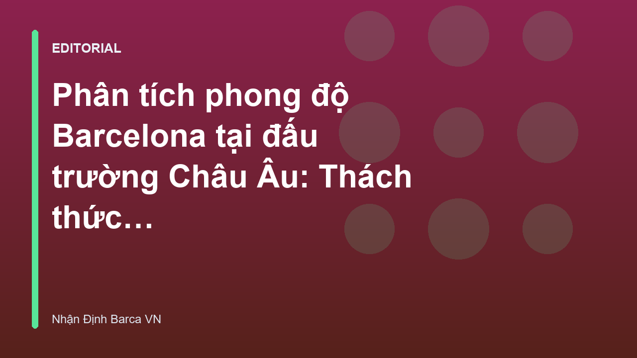 Cầu thủ Barcelona trong một trận đấu tại Champions League